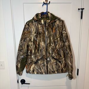 She Outdoor Thermolite Camo Puffer Jacket. Hunting, Hiking, Workwear. Parka S